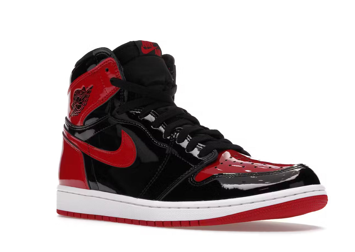 JORDAN 1 RETRO HIGH OG 'PATENT BRED' size 9.5 USA